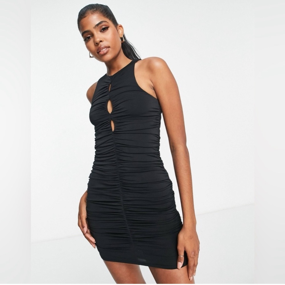 Abercrombie ruched mini dress